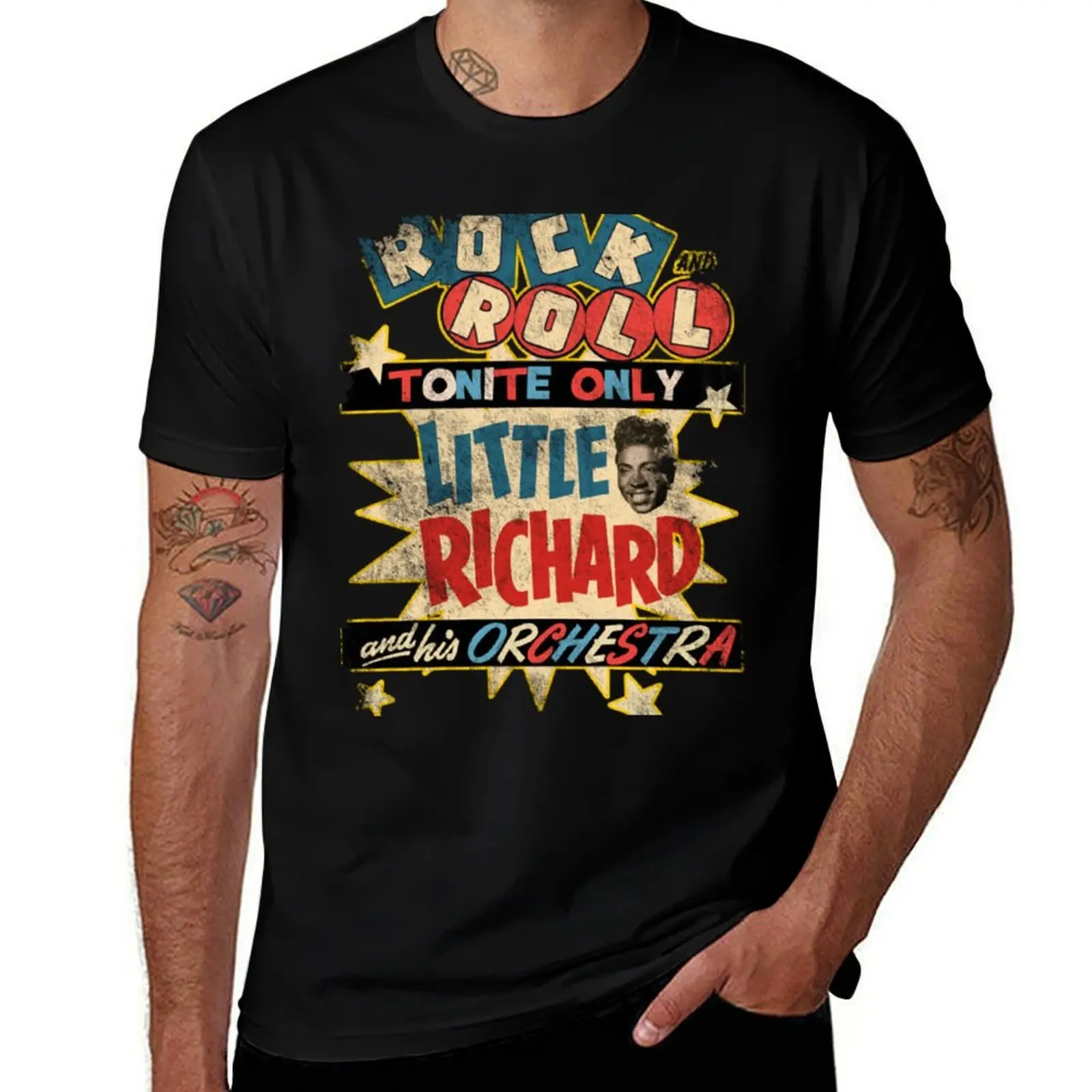 Little Richard T-Shirt Summer Fashion Casual Tee Shirt