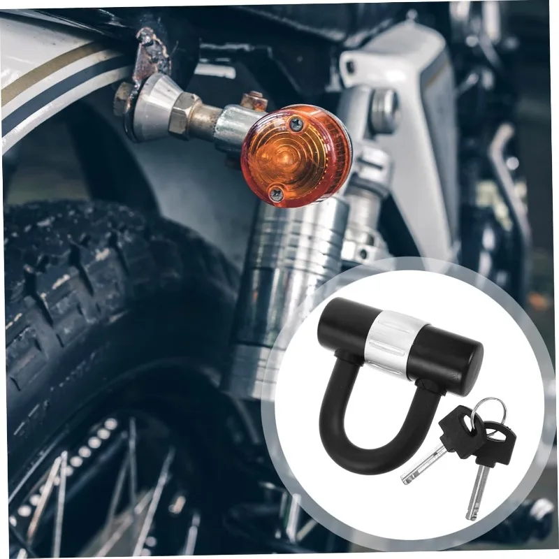 

Disc Brake Locks U Lock with Key Anti Theft Compact for Bicycle Security Bike Locks Anti Pry Motorcycles Lock Safe Guard