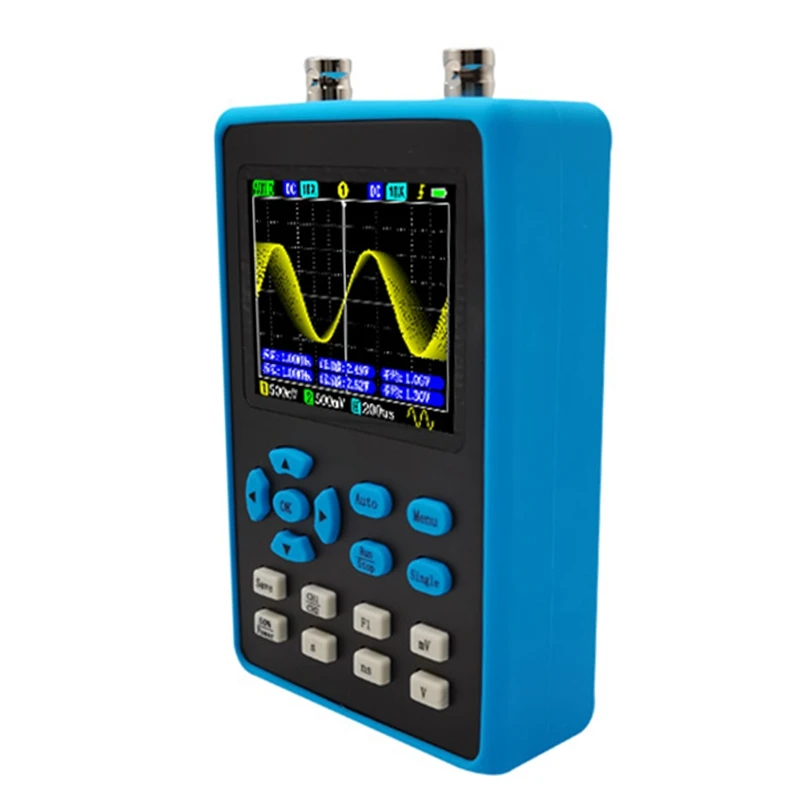 1Set Digital Oscilloscope 120M Bandwidth 500M Sampling Car Maintenance Handheld Portable