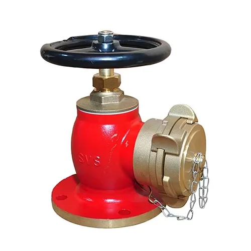 JIS marine valve  brass fire hose hydrant right angle globe flanged bronze landing valve with cover in ship vessel boat