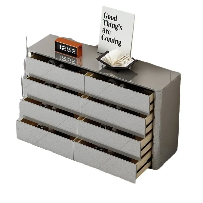 

# Modern Elegant Design Beige Wooden Buffet Sideboard Cabinet Dining Room Furniture Living Room Luxury Beige Lacquer Sideboard