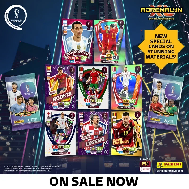 2022 Panini Voetbal Ster Kaart Box Qatar World Cup Voetbal Ster Collectie Messi Ronaldo Voetballer Limited Fan Cards Box Set