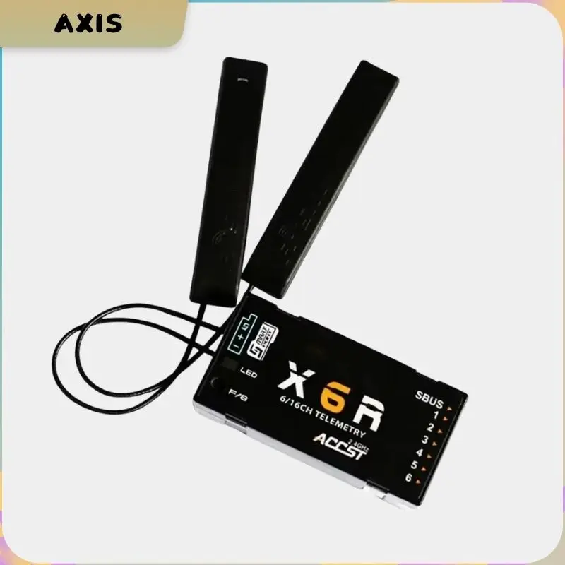 FR X6R 2.4G 16CH SBUS RC استقبال PCB هوائي الذكية ميناء البيانات العودة لفتح TX Taranis X9D البلوز T16 T18 RC الطائرة بدون طيار