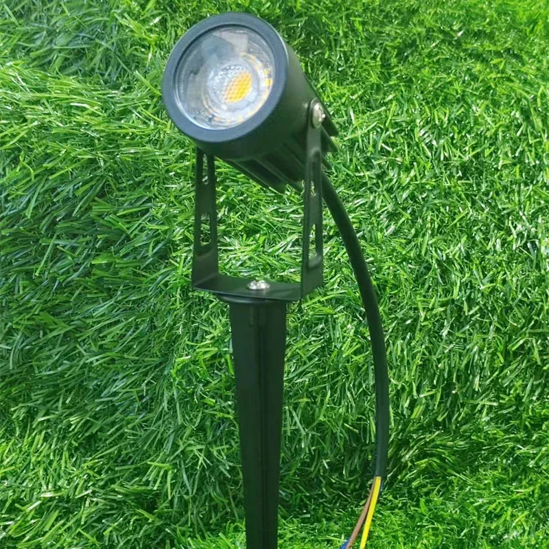 Outdoor Wasserdichte Garten LED Rasen Lampen LED Rasen Licht Spike Glühbirne Tuinverlichting Garten Weg Strahler 220V 110V 12V 3W 5W