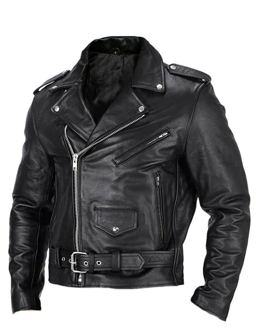 

Mens Fashion Leather Jacket Slim Fit Stand Collar PU Jacket Male Anti-wind Motorcycle Lapel Diagonal Zipper Jackets Men