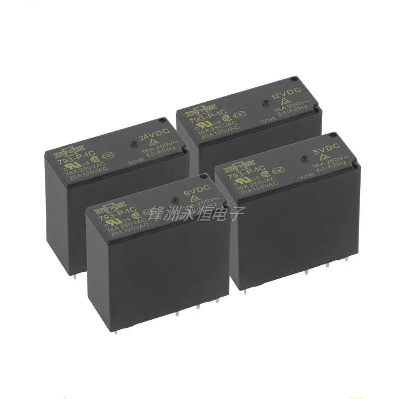 10PCS/LOT  NEW relay 793-P-1C-24VDC 793-P-1C-12VDC  793-P-1C-6VCD  793 P 1C  793P1C  DC24V  24V  6V  12V 16A 250VAC  8PIN