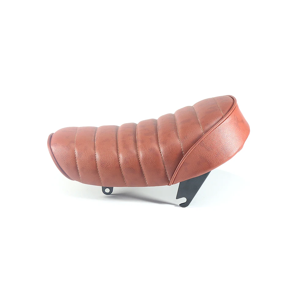 Brown Leather Motorcycle Seat for Honda Monkey Z50