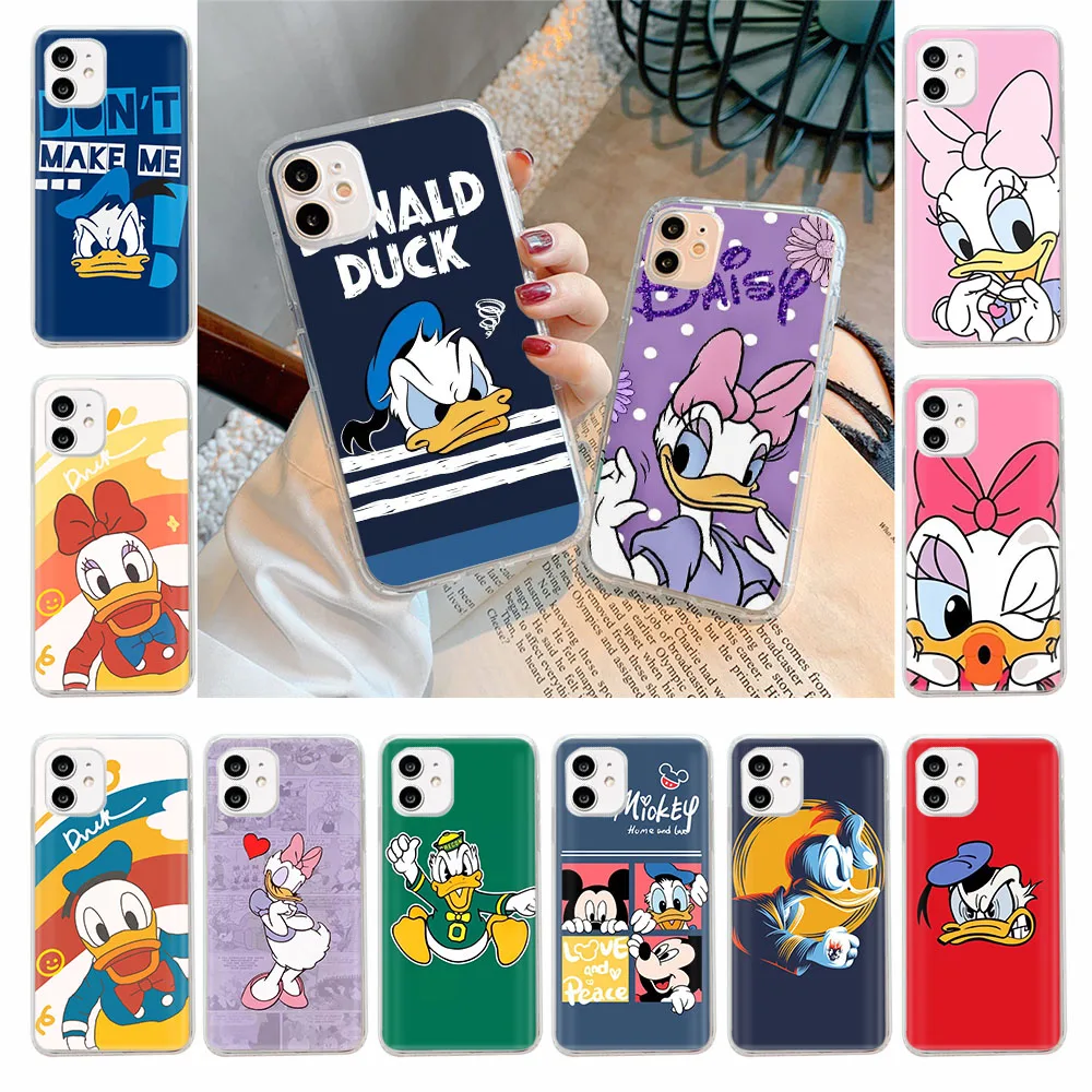 ZY9 casing bening Donald bebek untuk LG K9 K10 K11 K12 Prime K22 Max K40 K40S K41S K50 K50S K51S Plus