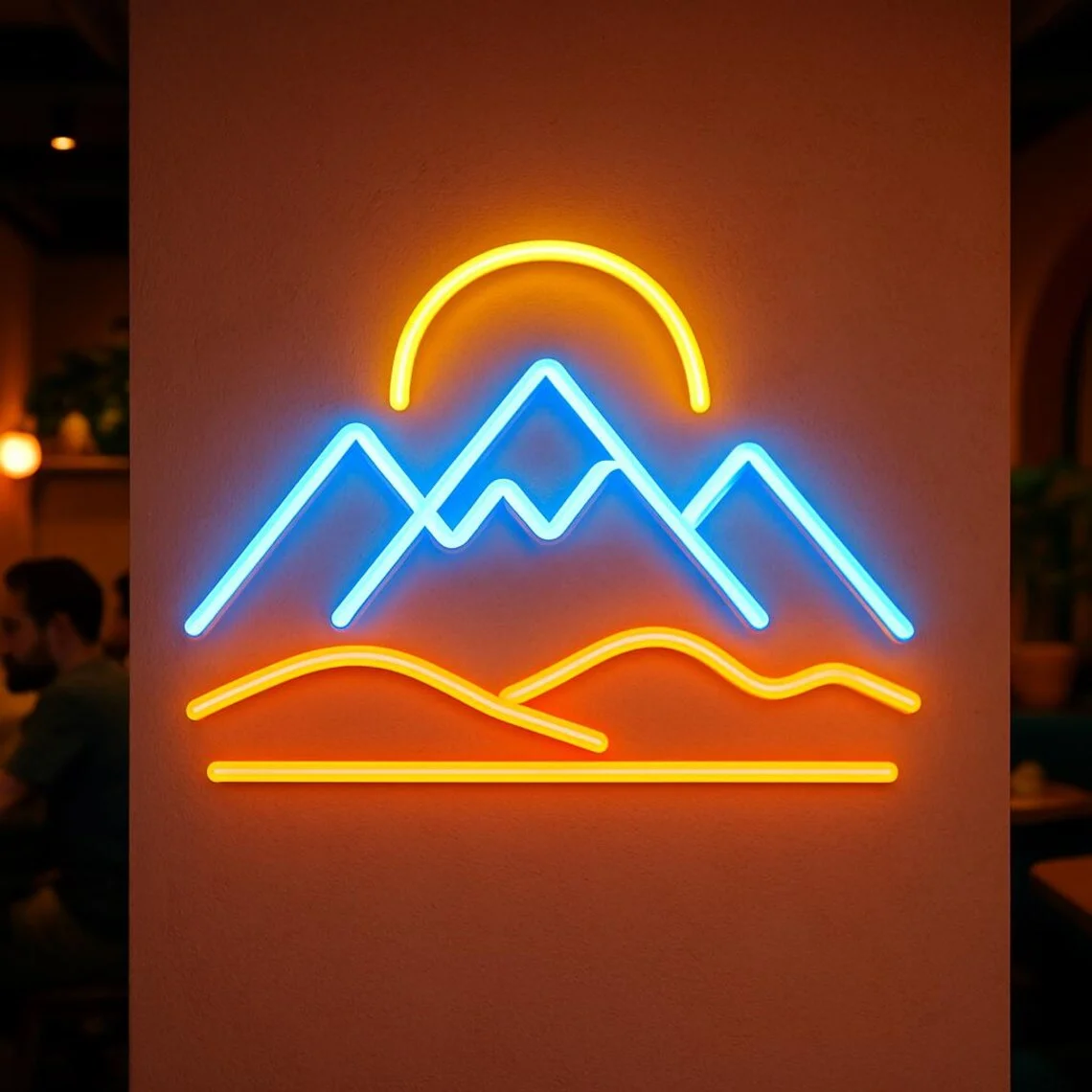 

Горы Неоновая Вывеска За За За Горами Знак Домашний Офис Магазин Художественный Декор Горы Неоновая Настенная Искусство Домашний Декор