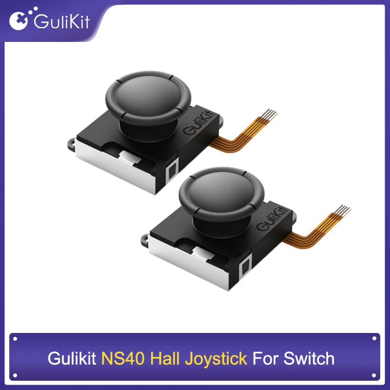 

Gulikit joystick NS40 Hall effect Sensing for JoyCon control Replacement Stick for Nintendo Switch OLED Repair Accessories