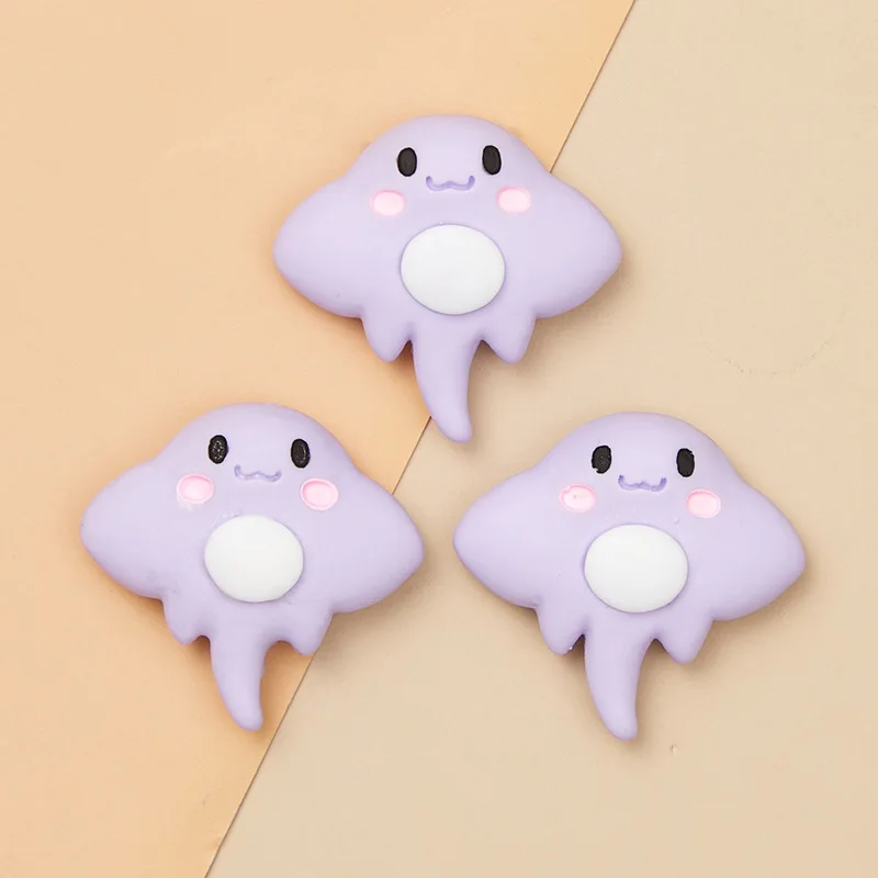 Kawaii Ocean Marine Series Crab Whale Submarine Resin Cabochons Flatback Scrapbook Craft DIY Phone Cases Jewelry Accessory