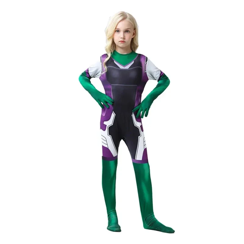 Disfraces de Halloween para Cosplay ★   Figura de Anime de She-Hulk para Niñas, Traje de Gato, Disfraz de Superhéroe de Fantasía, Disfraz para Mujeres ☆ Nuevo