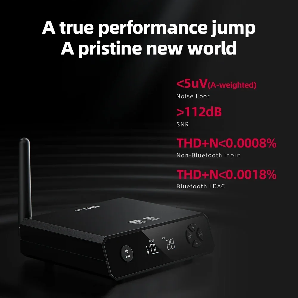 FiiO BR13 Hi-Res Audio Bluetooth 5.1 ricevitore amplificatore per cuffie supporto 7 modalità Bluetooth LDAC per altoparlante per auto/casa hidisz