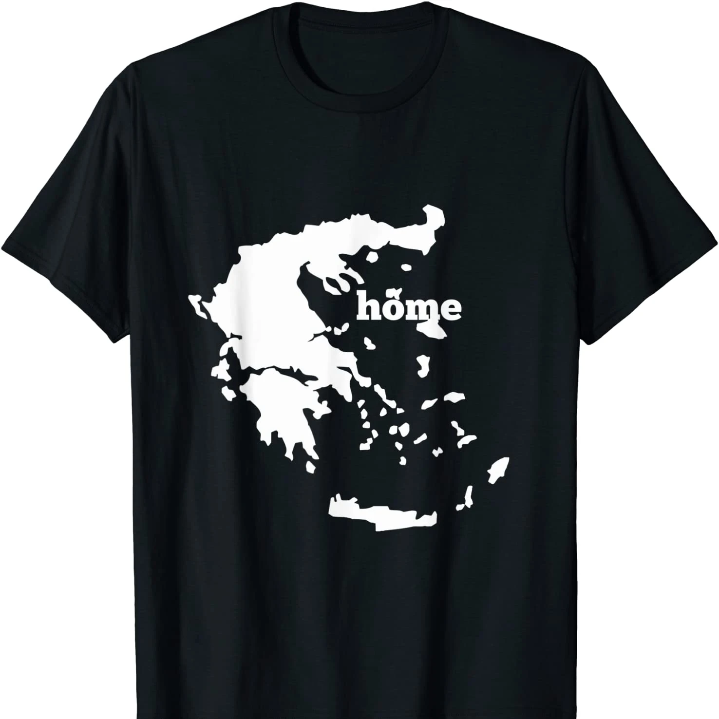 Greek Home Greece Map Pride T-Shirt Short Sleeve Casual 100% Cotton O-Neck Summer Mens T-shirt Size S-3XL