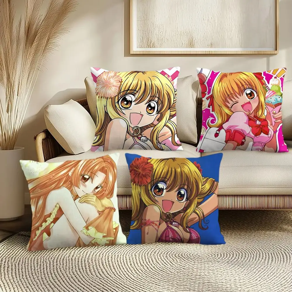 

Чехол для подушки M-mermaid Melody Pichi Pichi, мягкий коротковорсовый плюш, гладкая уютная текстура, эстетичный чехол для подушки, декор для дома