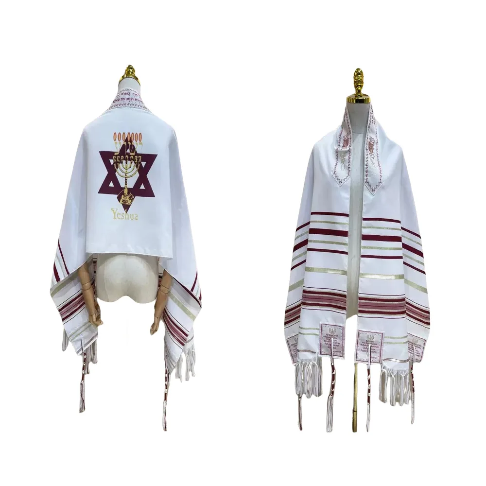 

New Jewish Tallit Prayer Shawl Women Ladies Men assel Prayer Scarf Arabic Scarves Prayer Shawl Talis 52x180cm
