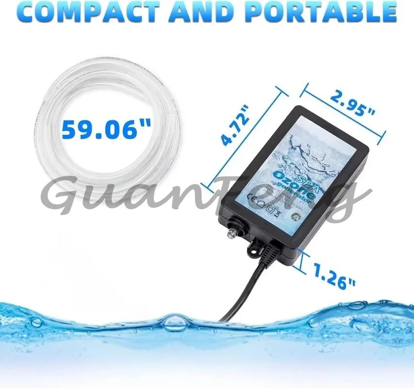 FQ-220 Integrated Ozone Generator 50mg/h SPA Bathtub Pool Ozone Sterilizer Water Purification Machine