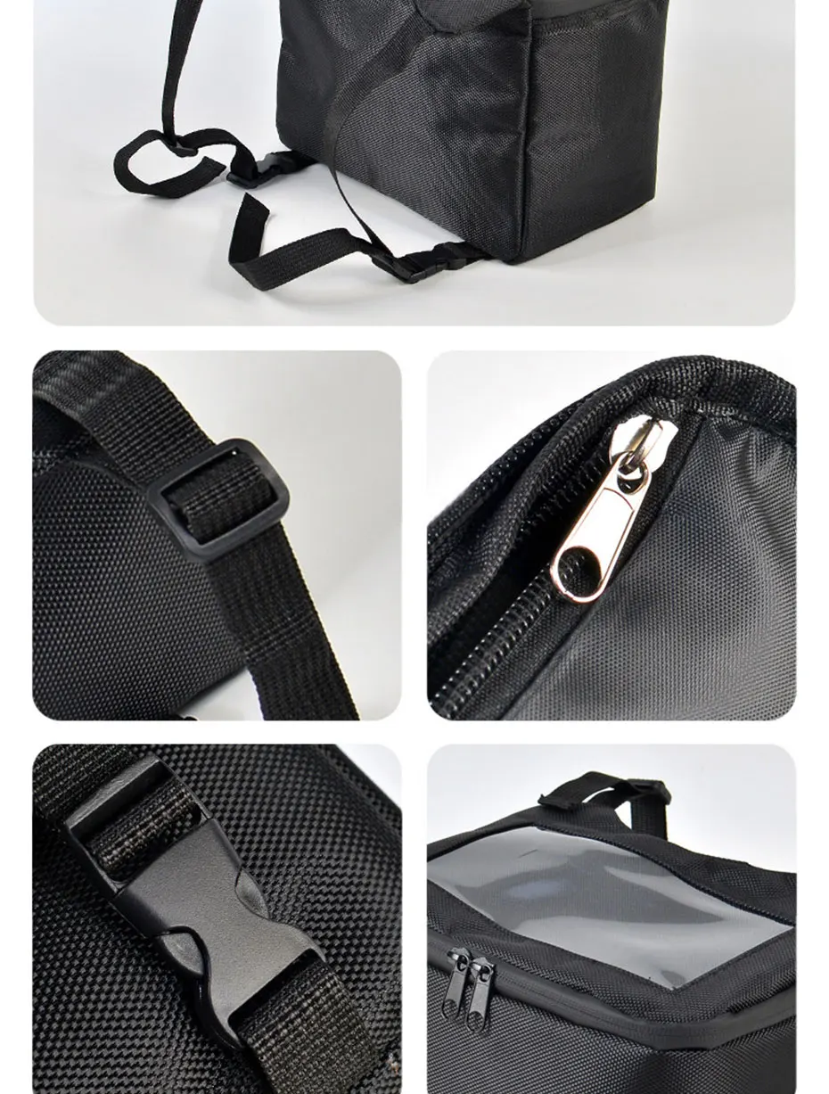 SEAMETAL Motorrad-Fahrrad-Lenkertasche, multifunktionale Fahrradtasche, Handyhalterung, Aufbewahrungstaschen für Outdoor-Radfahren – Detail 11