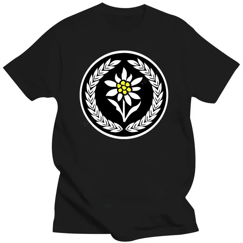 New black short sleeve men T-Shirt Edelweiss Flower Wreath I Spells I Fun I Funny Until 5Xl Vintage Tee Shirt unisex tee-shirt