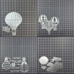 Balon dmuchany na gorąco metalowe matryce do cięcia Album na zdjęcia Diy do scrapbookingu szablony ręcznie robione kartki wytłaczania