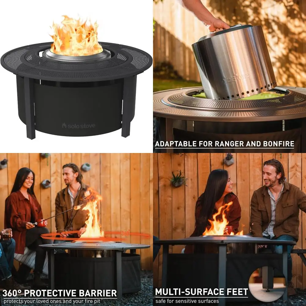 

Портативный 42-дюймовый барьер для костра для дровяных ям — безопасность и улучшение места