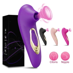 Clitoris Sucking Vibrator for Women Clit Clitoral Nipple Stimulator Massager Female Oral Vacuum Vibrating Sex Toys Adults Goods