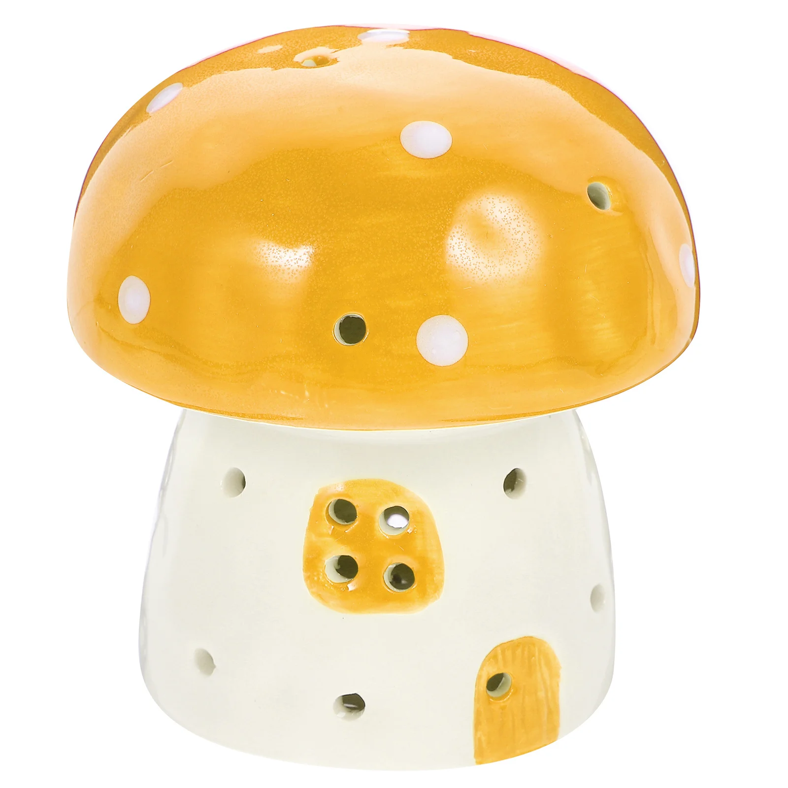 ضوء ليلي صغير على شكل فطر سيراميك قابل لإعادة الشحن بجانب السرير لغرفة مصباح طاولة دافئ ديكور الحضانة مصباح سطح المكتب