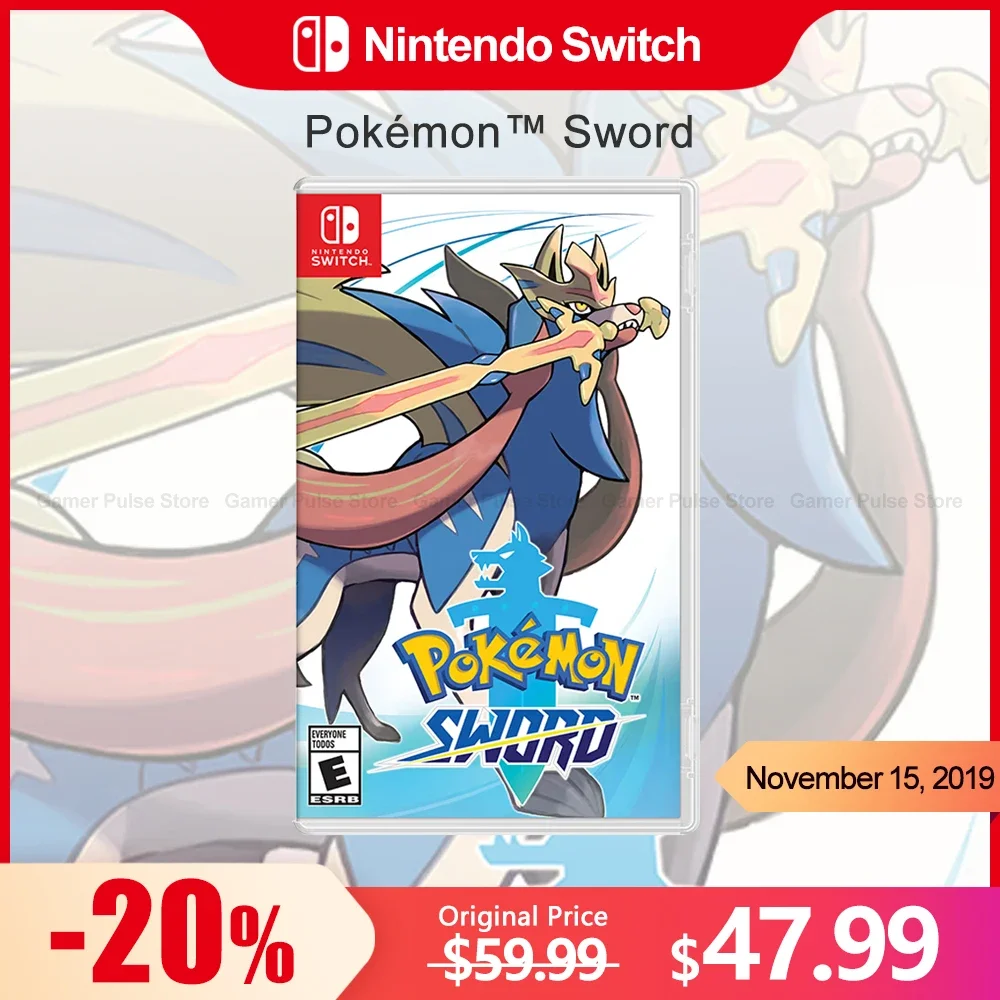 

Pokemon Sword Nintendo Switch Game Deals 100% Official Original Physical Game Card Adventure RPG Genre for Switch OLED Lite