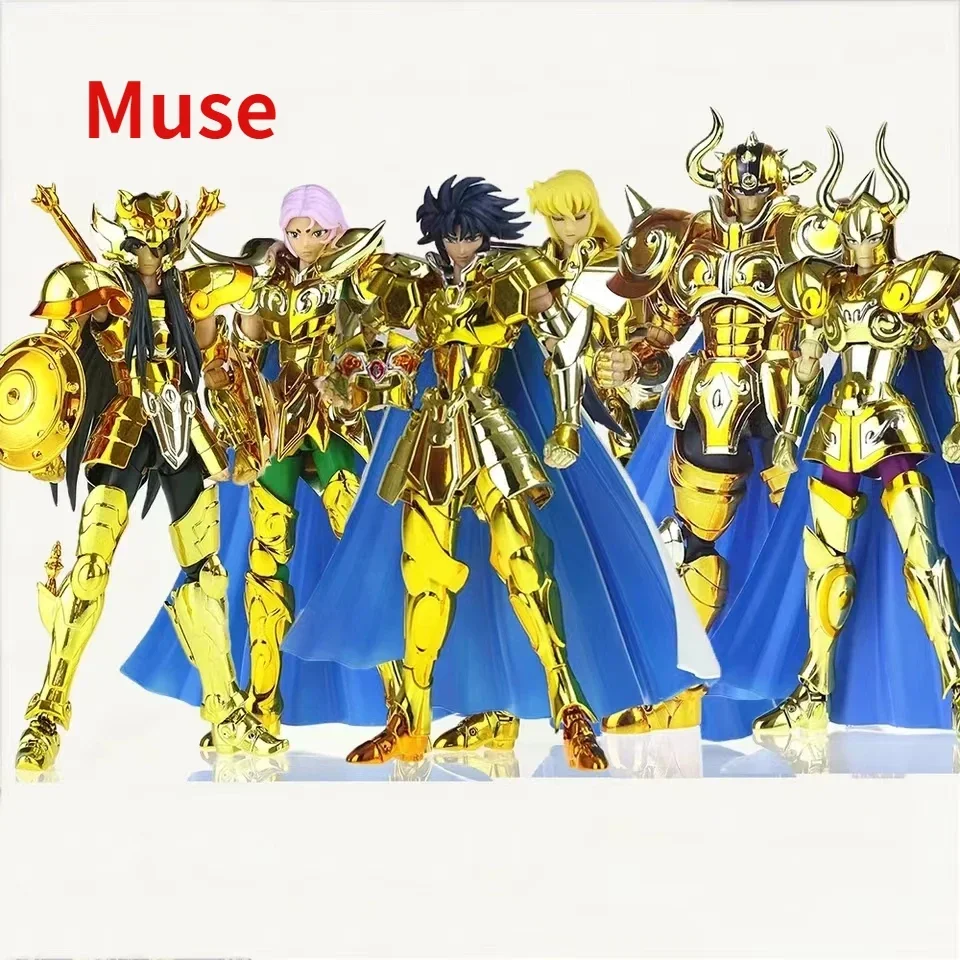 In Stock CS Saint Seiya Myth Cloth EX Capricorn Shura/Leo Aiolia/Aries MU/Libra Dohko/Virgo Knights of Zodiac Action Figure Toys