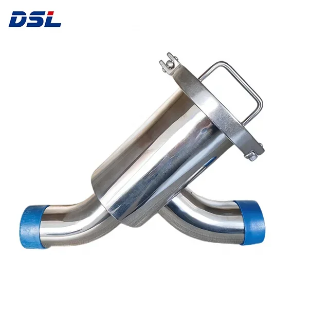 

Stainless steel food sanitary Y-type welded filter with internal thread precision angle filter SS304/SS316L