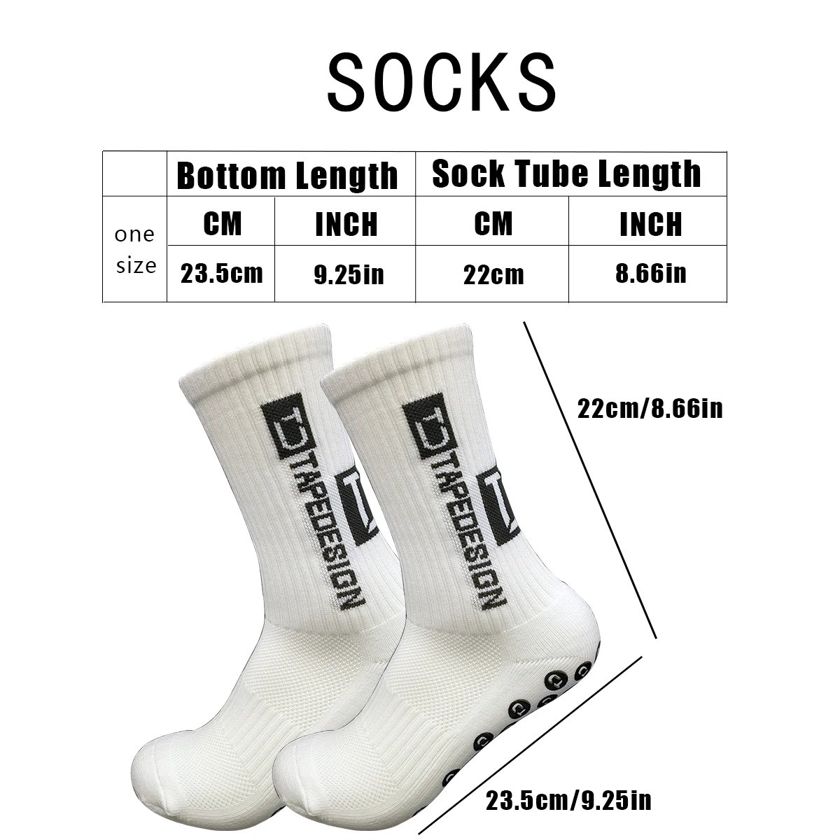 Soccer Socks Sports Grip Socks Anti-slip Basketball Socks Spot Rubber Anti-slip Cotton Soccer Socks