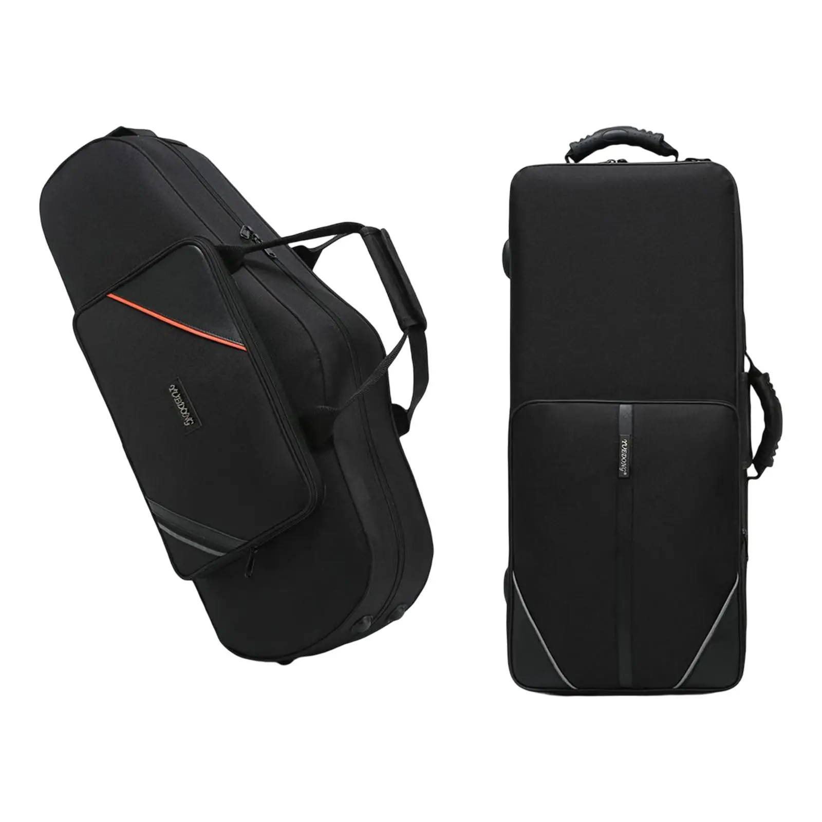 حقيبة ظهر بحزام كتف مزدوج من الساكسفون، متينة وخفيفة الوزن مع مقبض، مقاومة للماء ومضادة للصدمات أثناء السفر #4