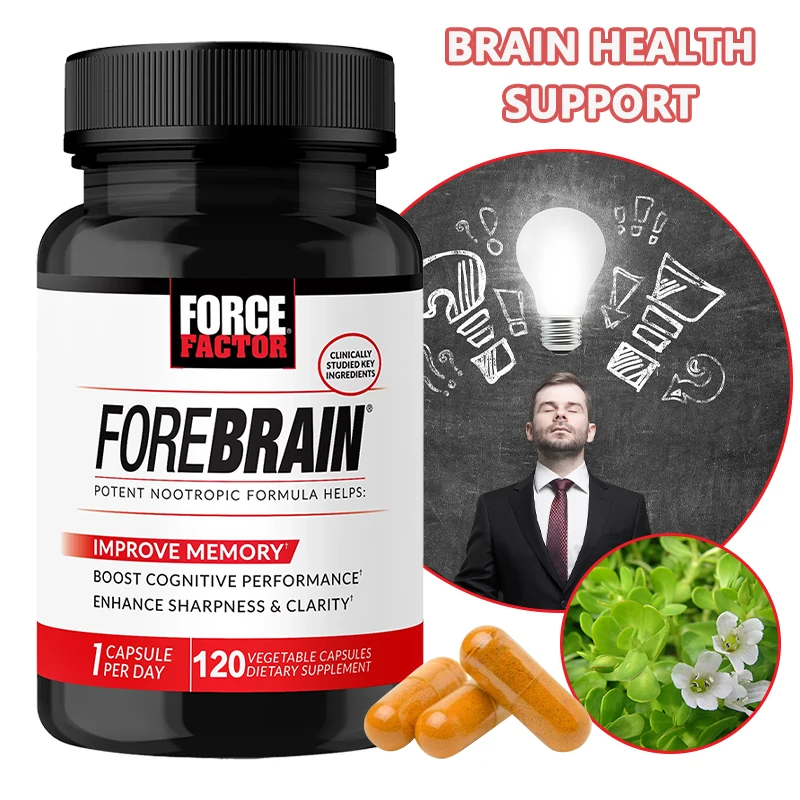 BrainBoost suplemen makanan-memori, fokus, energi Mental & Dukungan kesehatan otak