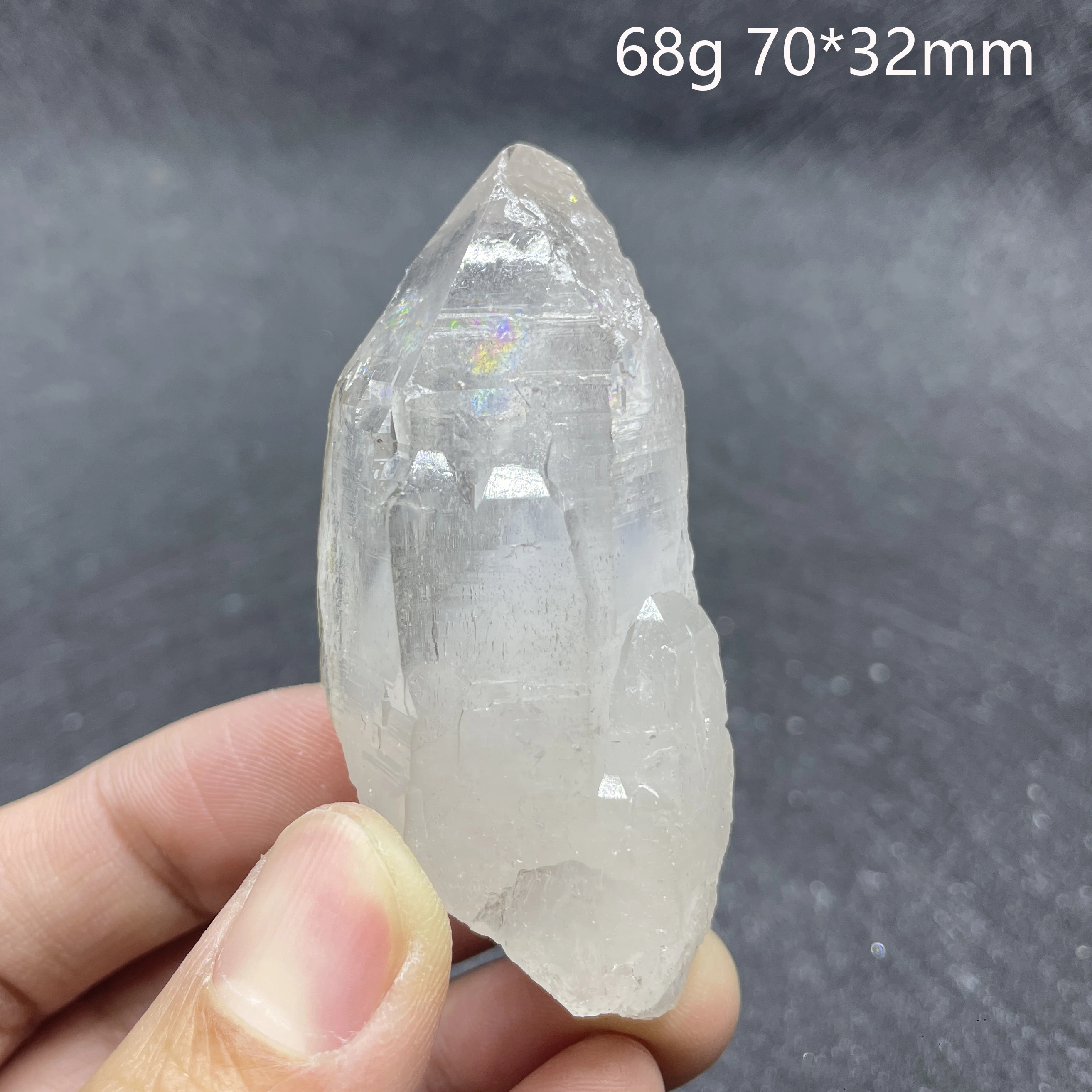 Natural Stone Himalaya Quartz Crystal Mineral Specimen Clear Quartz Cluster Raw Rock Decoration Rough Polished Healing