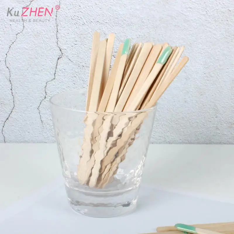 10-100PCS Woman Wooden Body Hair Removal Sticks Wax Waxing Disposable Sticks Beauty Toiletry Kits Wood Tongue Depressor Spatula