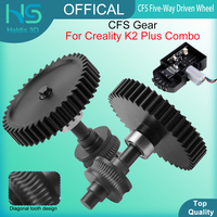 For Creality K2 Plus Combo Upgraded Gear Nano Coating Hardened Steel CFS Five-Way Driven Wheel Wear Resistant 3D Printer Parts