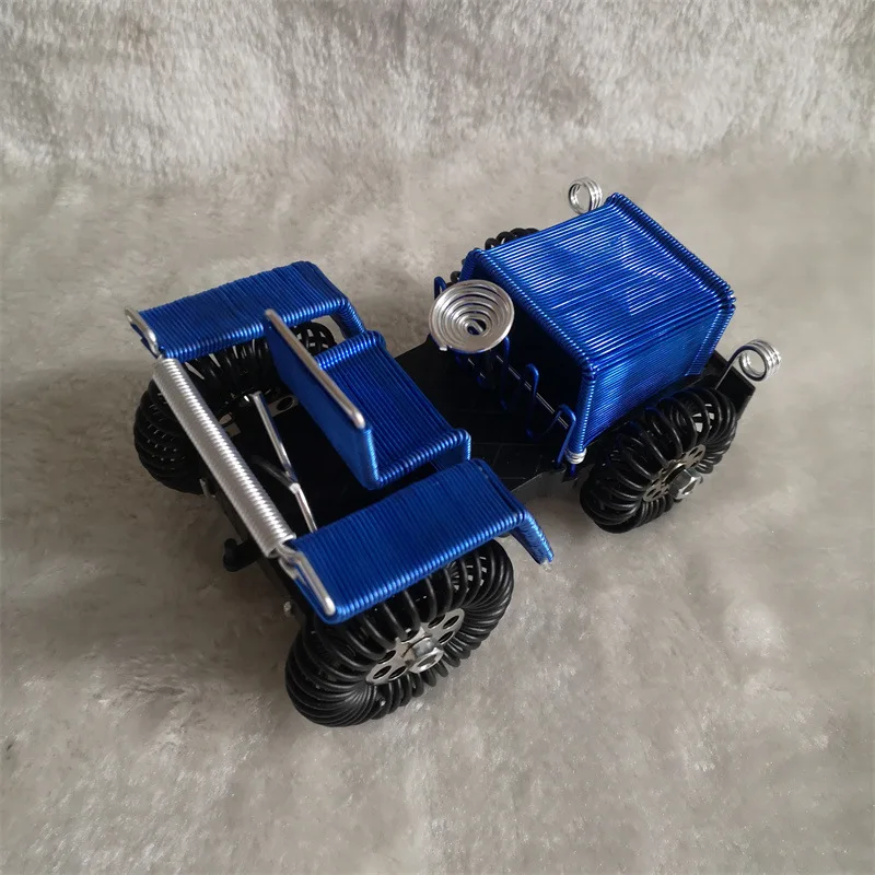 【Tractor Head】Handmade Aluminum Wire Crafts Decoration Tractor Model Table Decoration Alumina Wire Products