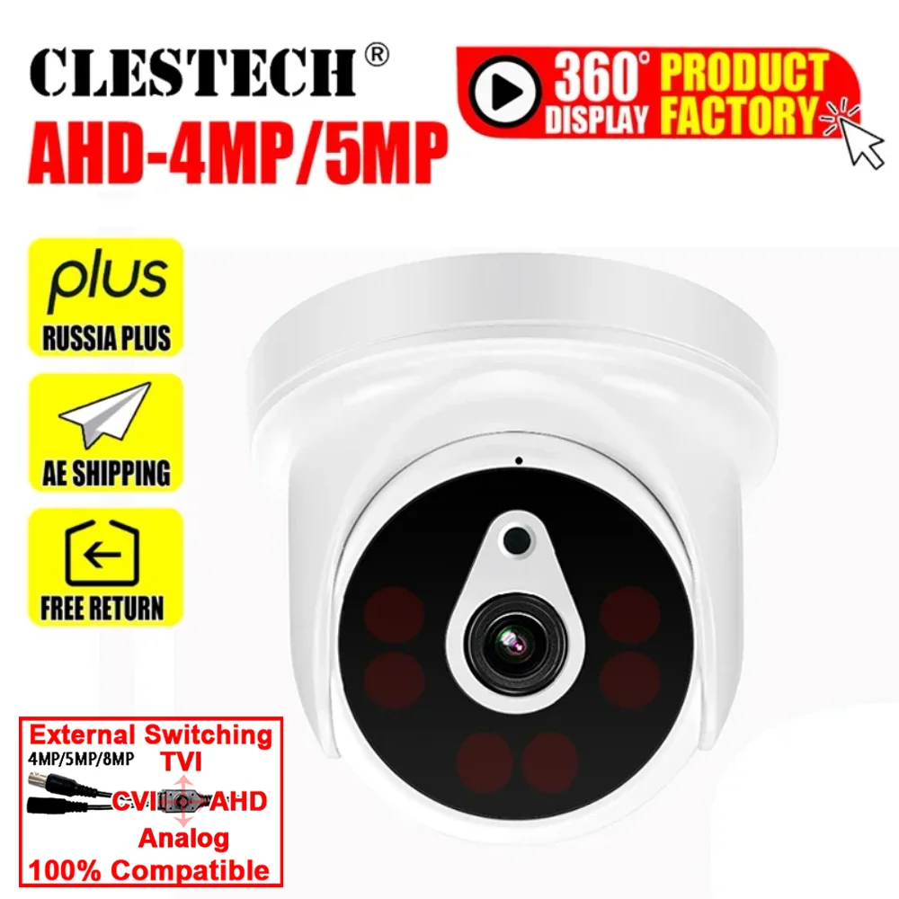 

3000TVL CCTV AHD Camera 5MP 4MP 1920*1080P FULL Digital HDindoor 6Led Array infrared ircut night vision Security Video