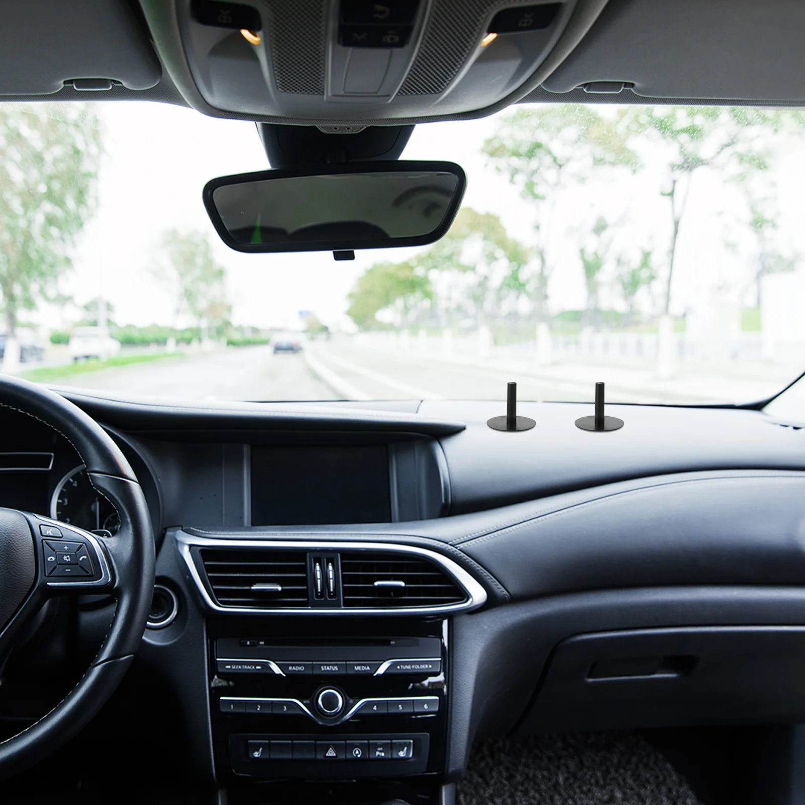 

30Sets Rubber Ducks Display Stand Car Dashboard Accessories Non Slip Shockproof Easy Installation Stable Base Ducks Holder Rack