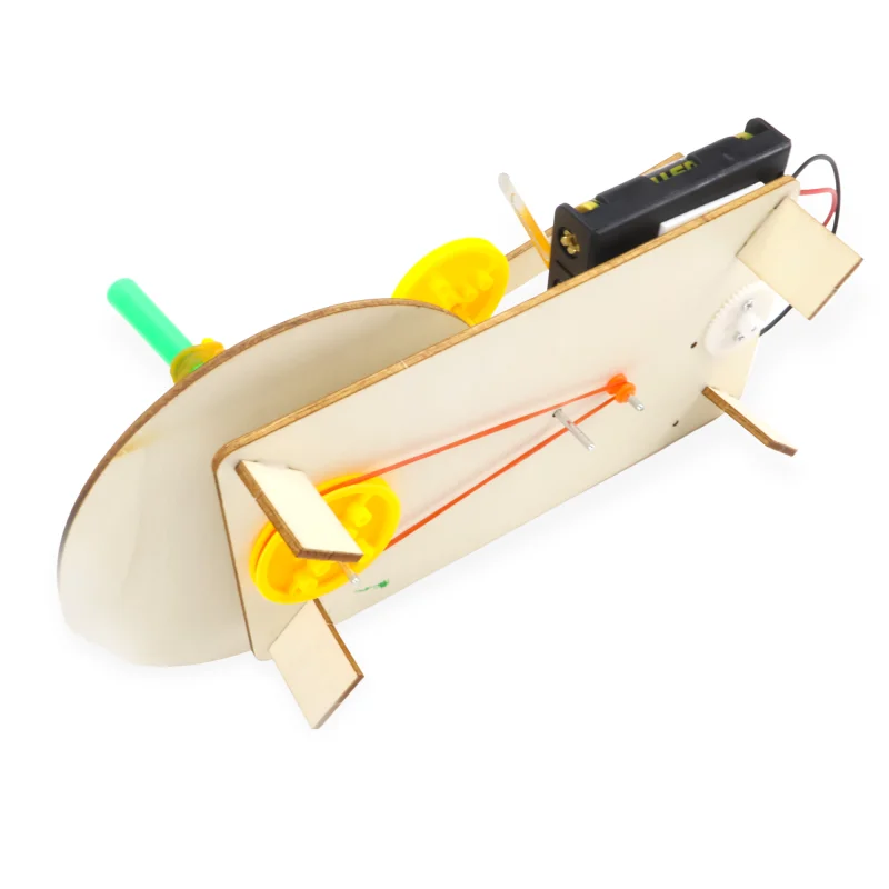 1pcsstem desenho robô kit de madeira plotter automático crianças ciência brinquedo física experimento criativo arte geométrica presente aniversário diy