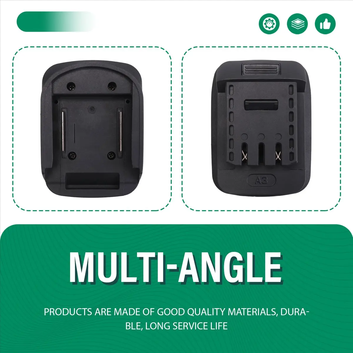 SDFC MTB18DYL Adapter for 18V Li-Ion Battery BL1830 HongSong JiangMi ZhiPu on 21V Lithium Electric Tool