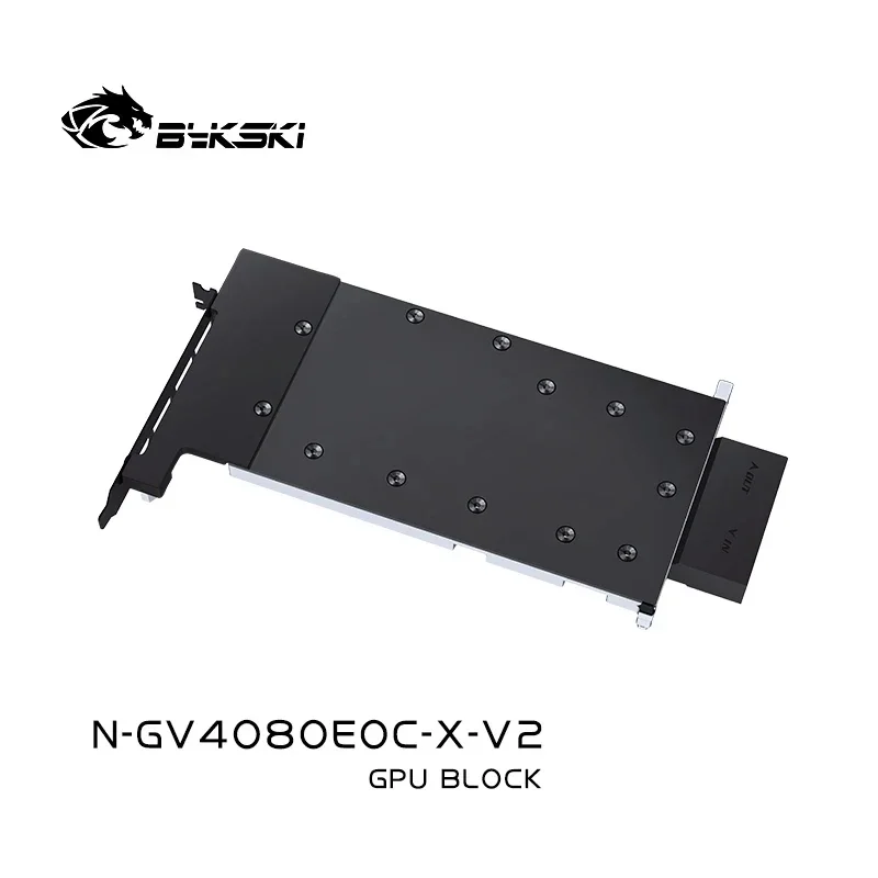 Bykski  N-GV4080EOC-X-V2,RTX 4080 Water Cooling Block For GIGABYTE GeForce RTX 4080 16G EAGLE GPU Liquid Cooler With Backplate