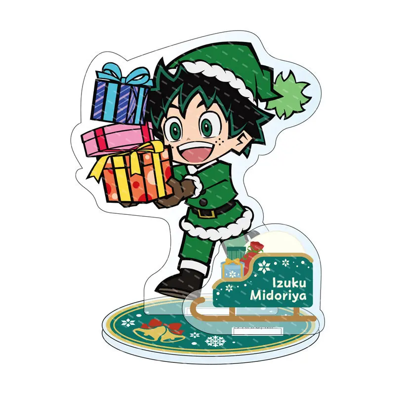 Anime My Hero Academia Brand Cute Christmas Series Character Midoriya Izuku All · Might Surrounding Bracket Model Holiday Gift