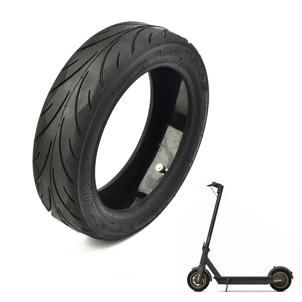 Electric Scooter Front / Rear Tires For Ninebot Max G30 60/70-6.5 Black Vacuum Tire Rubber Tyre Scooter Parts Cycling Accessory