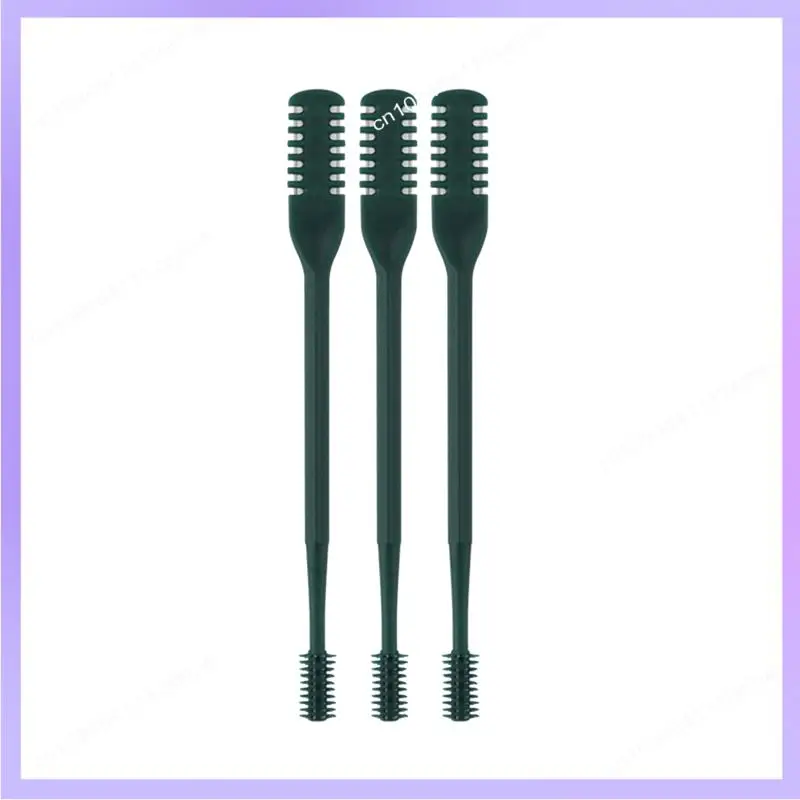 Cortador de pêlos nasais 2 em 1, faca de pêlos de nariz dupla face, manual portátil 360 °   Aparador de pêlos de nariz giratório