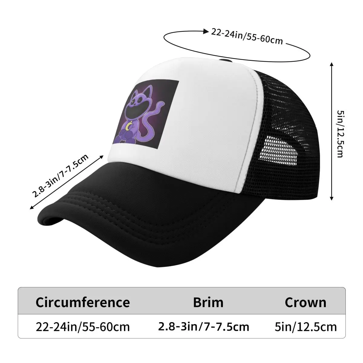 Catnap Plus Cap Fashion Mesh Baseball Caps Adjustable Hat Hip Hop Summer Unisex Baseball Hats