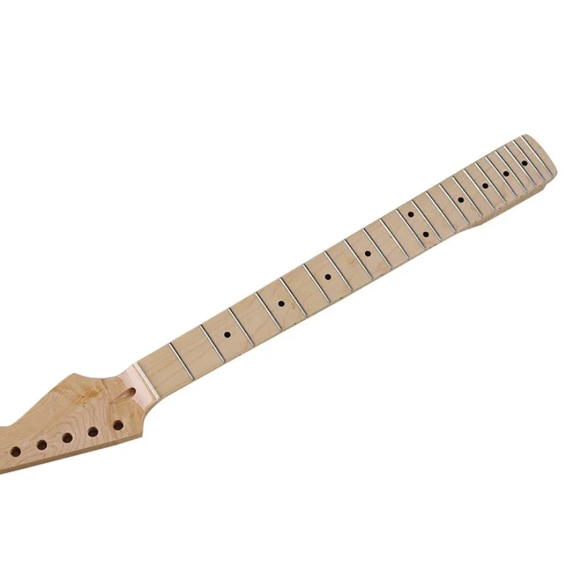 6-String Electric Guitar ST Neck Plus Maple Log Bright 22 Fret Neck Musical Instrument Modified DIY Accessories Guitar Handle