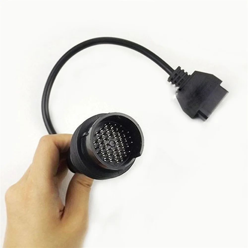 NEWFor IVECO 38PIN OBD OBD2 Car Connector Cable 38 PIN For IVECO to OBD2 16Pin Female Car Diagnostic Cable Heavy Duty For Trucks