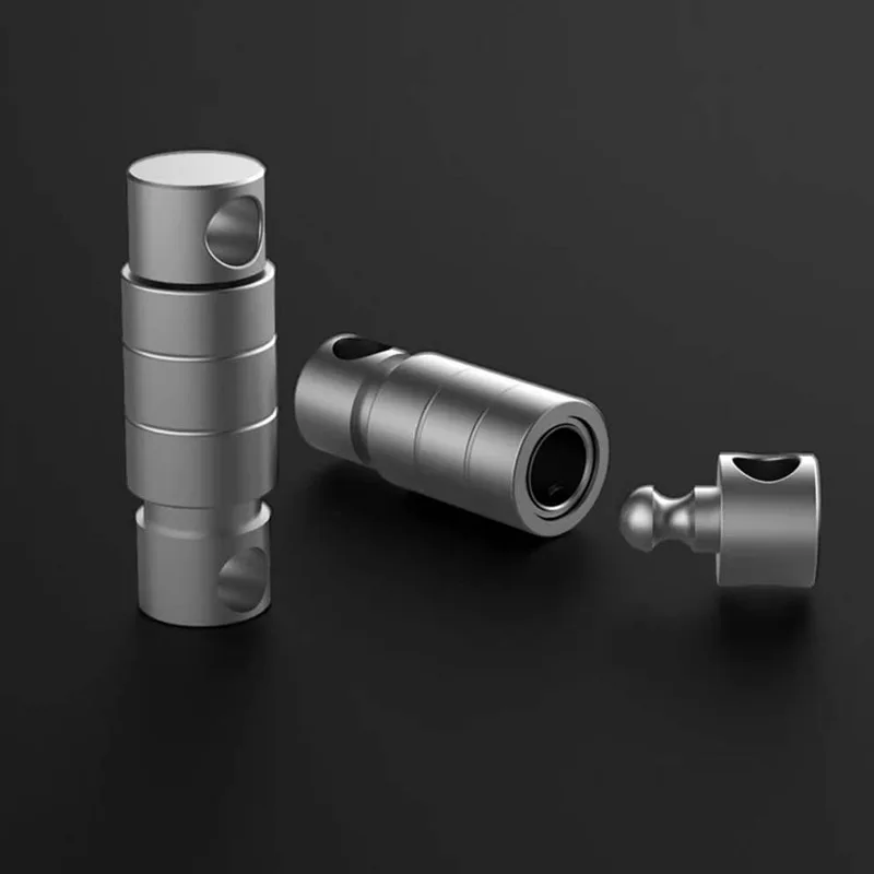 Titanium alloy EDC Tool Quick Release Keychain Detachable Key Ring Pull Apart Keychain Key Holder Accessory Maternal buckle