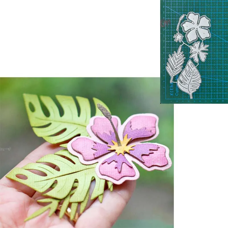 Blume Metall Schneidwerk zeuge Form Scrap booking Dekoration Papier karten Handwerk Messer Form Klinge Stanz schablone Präge Schablonen
